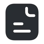 Document Text 1 SVG Icon